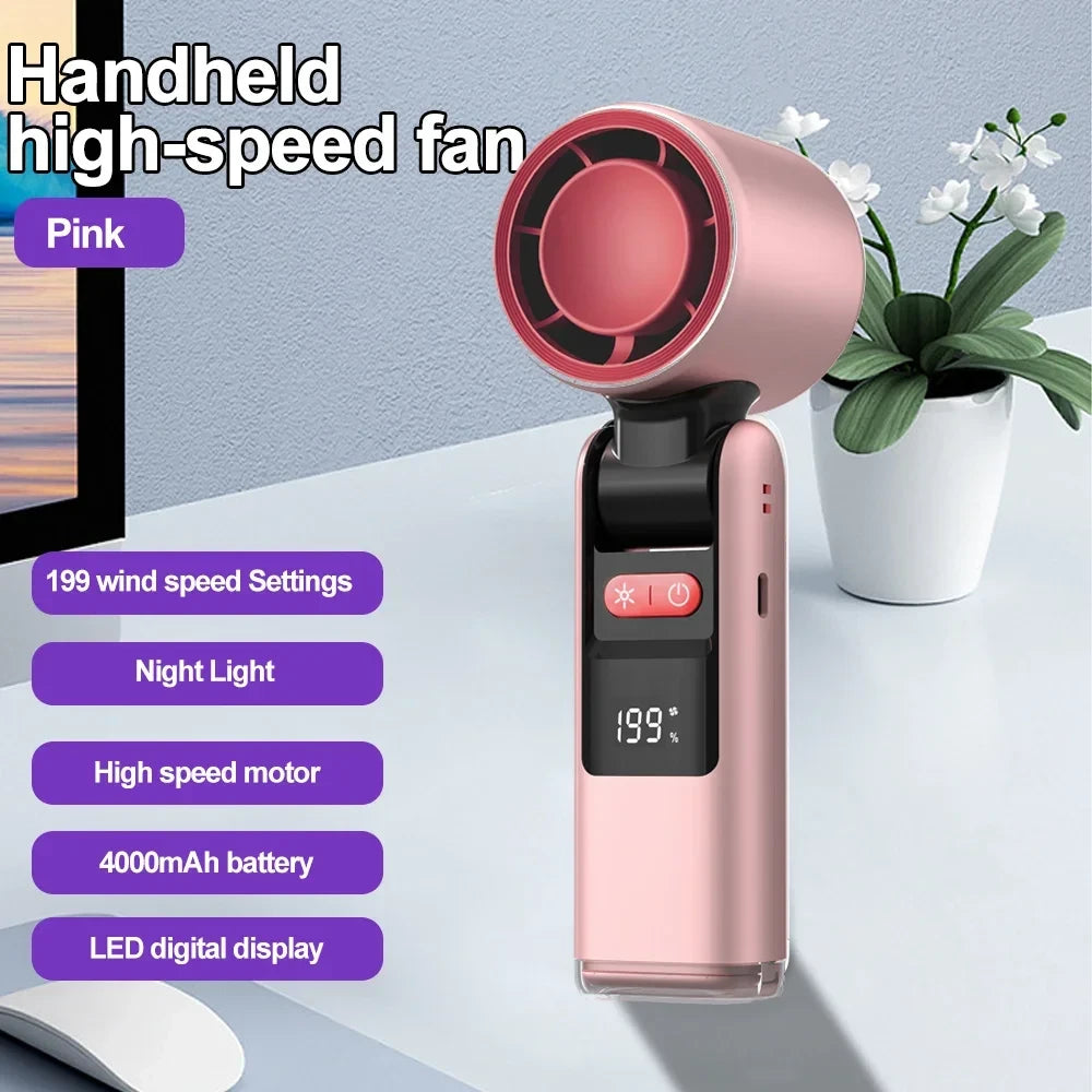 Mini Foldable Turbo Fan