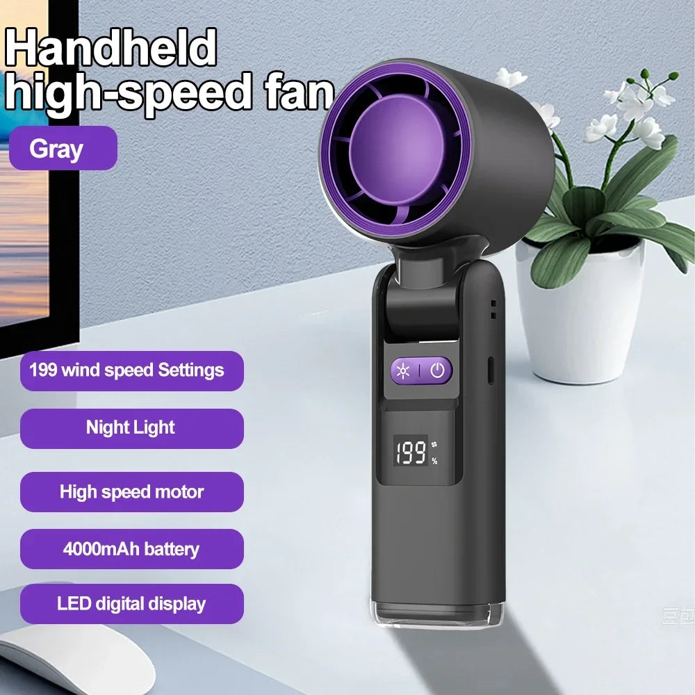Mini Foldable Turbo Fan